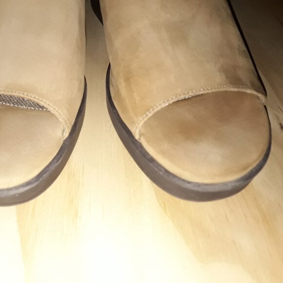 Easy Spirit open toe mules | suede leather upper | womens | Size 7 M - Picture 10 of 14